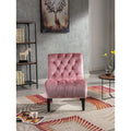 Chaise de loisirs rembourrée en velours pour le salon