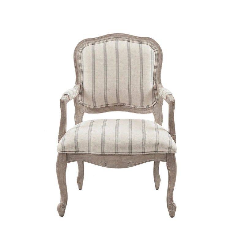Chaise en bois apparent dossier camel naturel