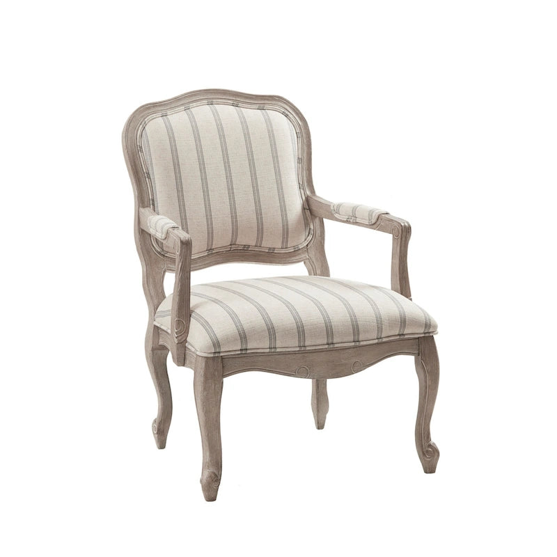 Chaise en bois apparent dossier camel naturel