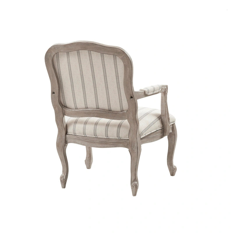 Chaise en bois apparent dossier camel naturel