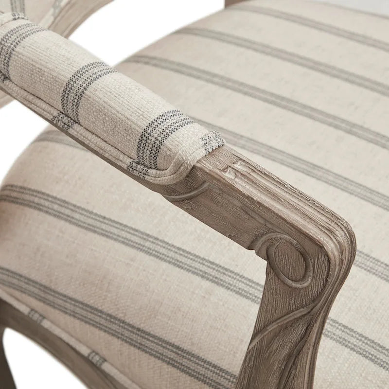 Chaise en bois apparent dossier camel naturel