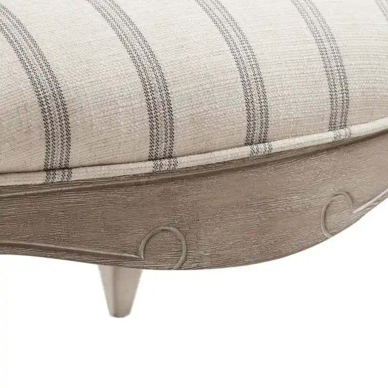 Chaise en bois apparent dossier camel naturel