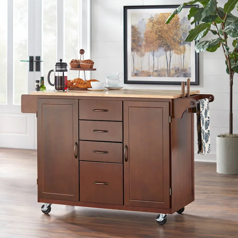 Desserte de cuisine style cottage « Vie simple »