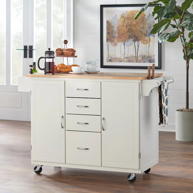 Desserte de cuisine style cottage « Vie simple »