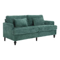 Causeuse moderne en tissu chenille, Causeuse 2 places, Canapé moderne