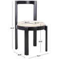 Chaise de salle à manger ronde de 19 pouces