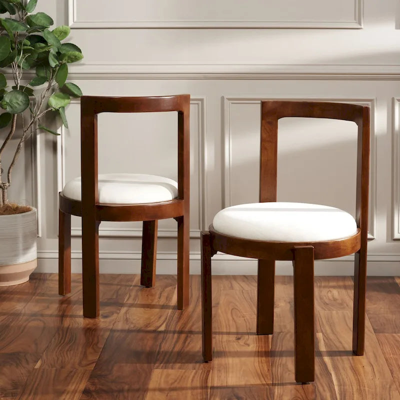 Chaise de salle à manger ronde de 19 pouces