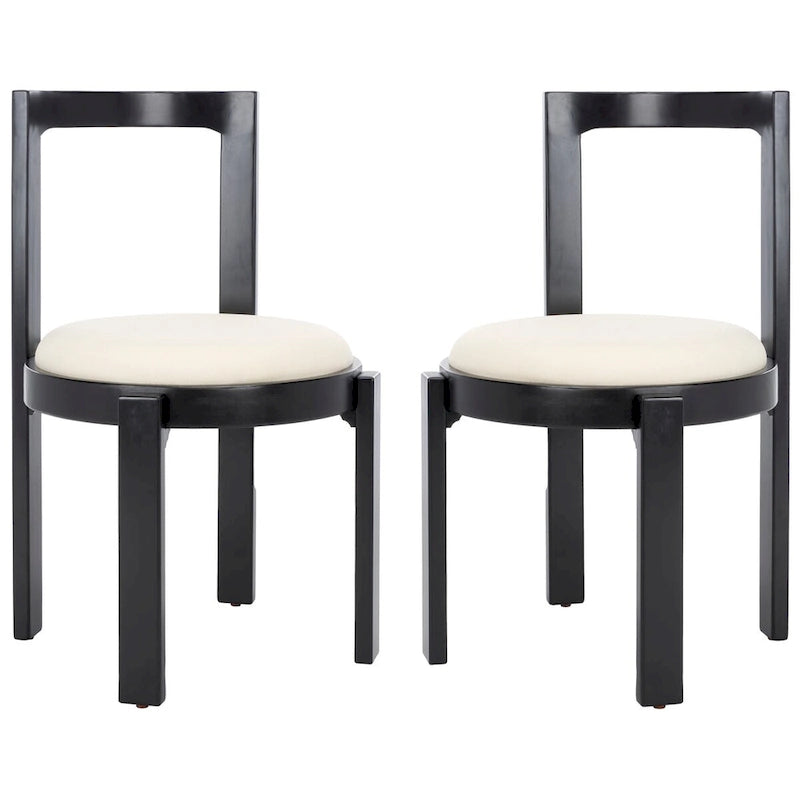Chaise de salle à manger ronde de 19 pouces