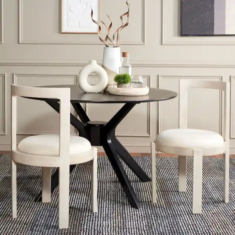 Chaise de salle à manger ronde de 19 pouces